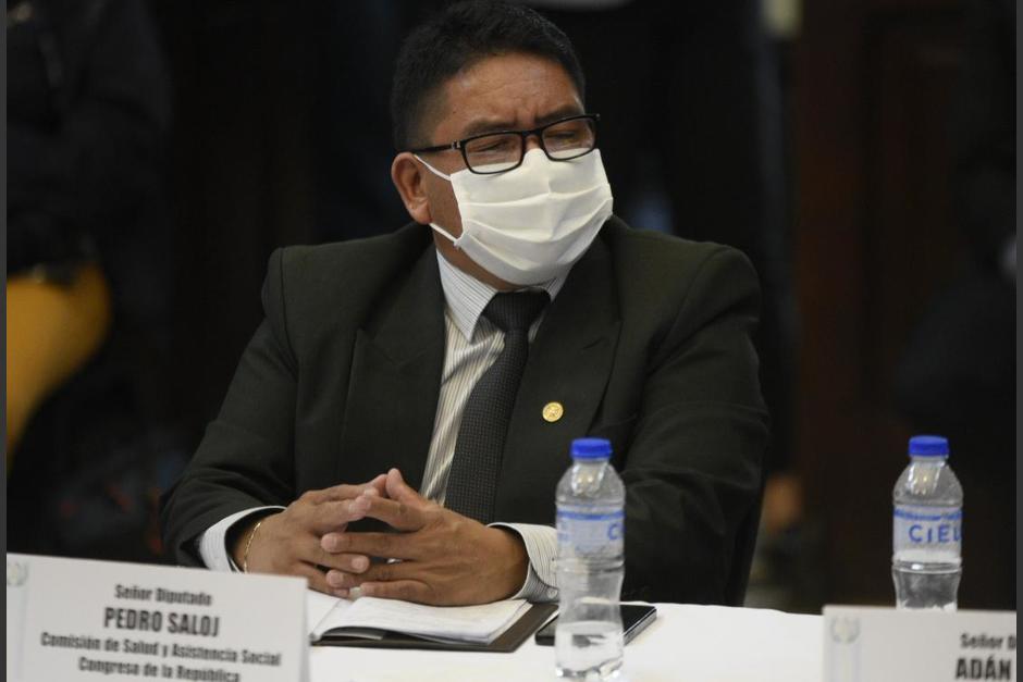 Durante más de dos horas de reunión, el parlamentario únicamente tuvo una intervención. (Foto: Wilder López/Soy502)