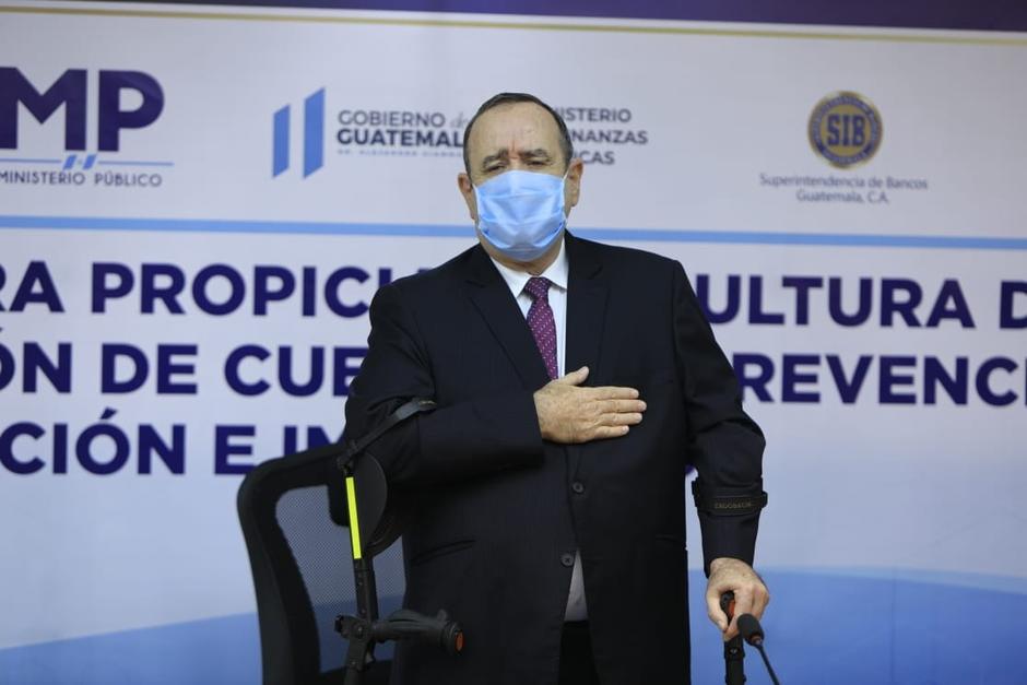 El presidente Alejandro Giammattei anunci&oacute; que plantear&aacute; reformas a la Constituci&oacute;n. (Foto: Secretar&iacute;a de Comunicaci&oacute;n de la Presidencia)