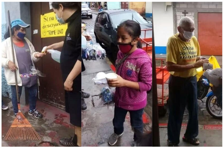 Algunos de los beneficiados. (Fotos Marco Reyes Cifuentes)