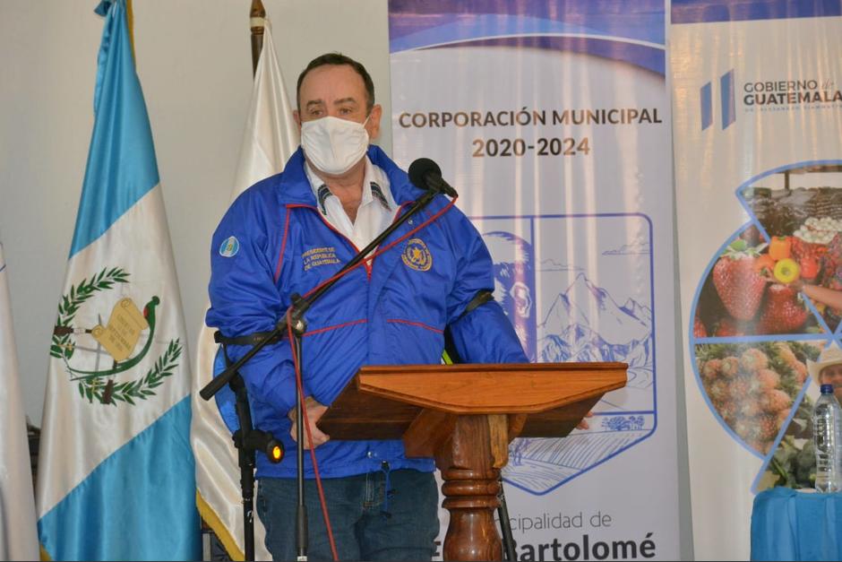 El presidente Alejandro Giammattei viajó a&nbsp;Fray Bartolomé de las Casas, Alta Verapaz. (Foto: Presidencia)