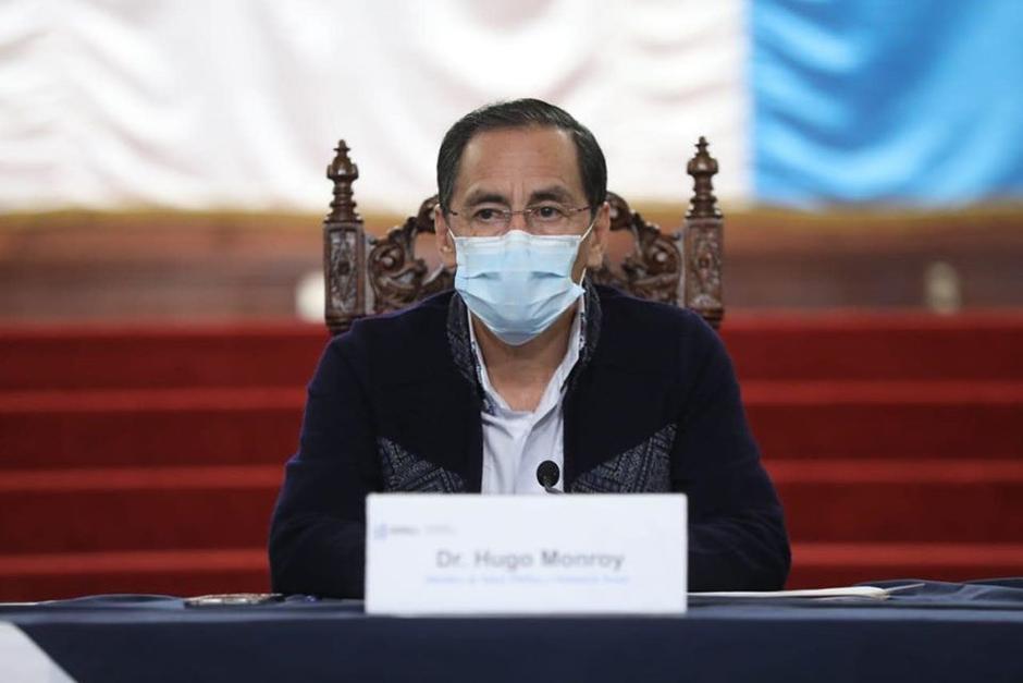 Hugo Monroy compartió los nuevos datos del Covid-19 en el país. (Foto: Ministerio de Salud Pública y Asistencia Social)