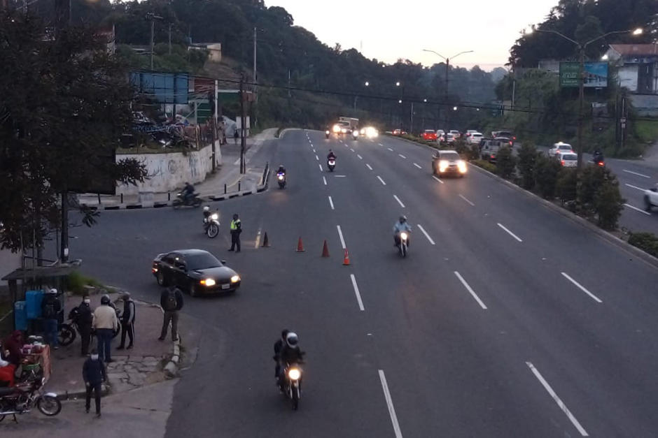 La Policía Municipal de Tránsito (PMT) de Guatemala y Villa Nueva realiza operativos. (Foto: PMT)