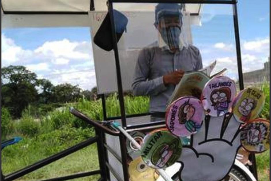 El profe "Lalito" habló con orgullo de su mamá, su ejemplo. (Foto: Canal 4 de Chichi)