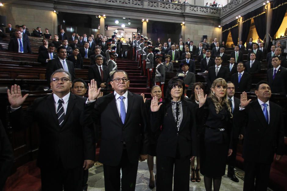 Los magistrados suplentes de la Corte Suprema de Justicia ordenaron dar trámite al antejuicio contra los magistrados de la CC: Gloria Porras, Neftaly Aldana, José Franciso de Mata Vela y Bonerge Mejía.