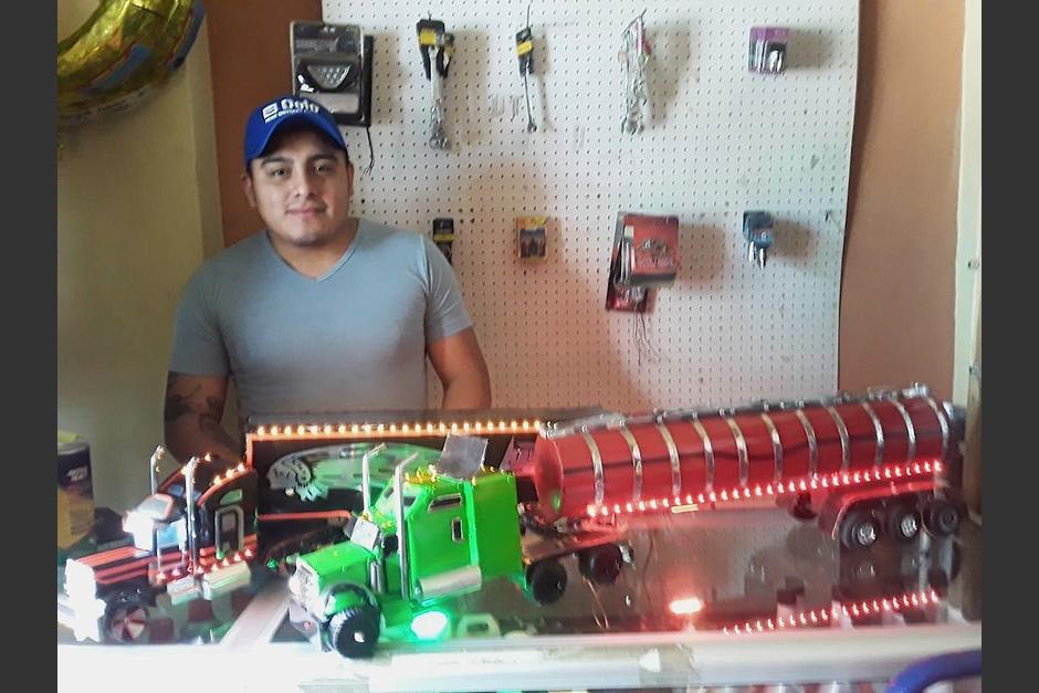 Junior Cumatz hace verdaderas obras de arte. (Foto: Nuestro Diario)