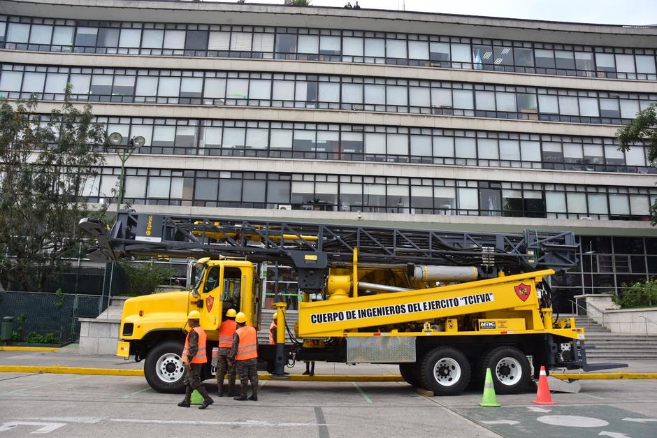 El cuerpo de Ingenieros del Ej&eacute;rcito de Guatemala apoyar&aacute; a la Municipalidad de Guatemala para perforar pozos y lograr abastecer de agua a la ciudad. (Foto: Fredy Hern&aacute;ndez/Soy502)