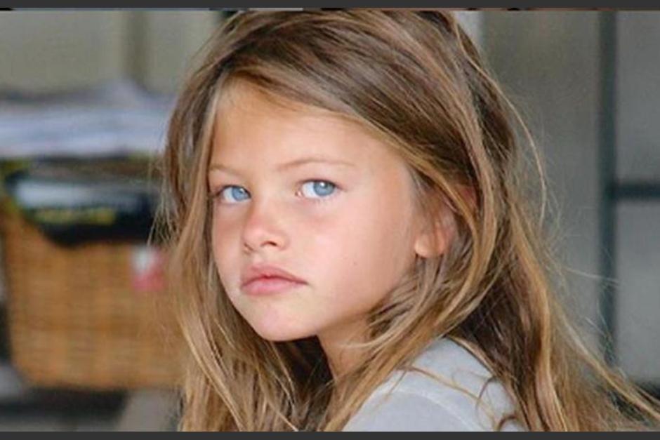 Thylane Blondeau de niña (Foto Instagram)