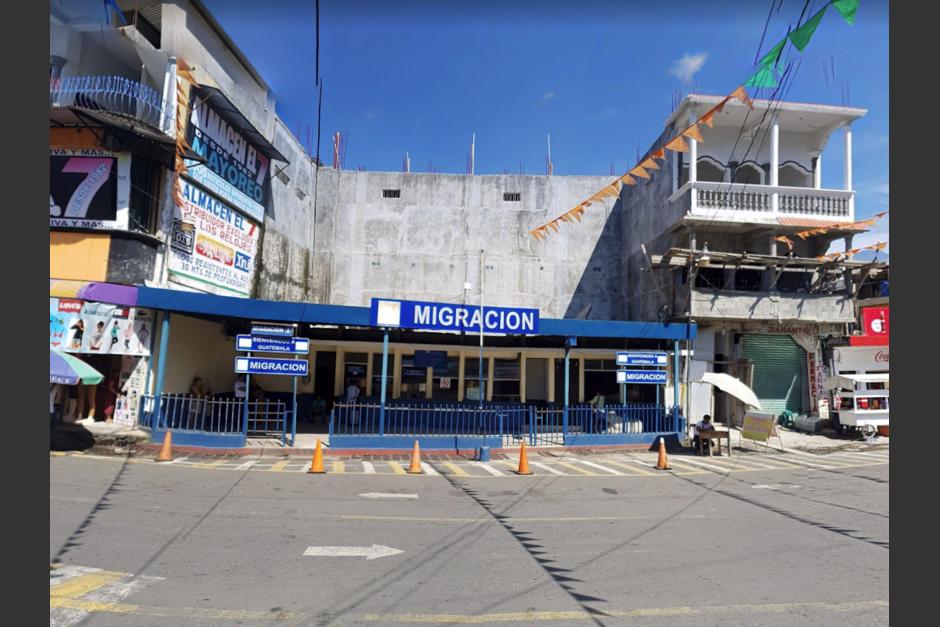 El diputado Mario Gálvez, de la UNE, realizó un recorrido por la aduana El Carmen, ubicada en Malacatán, San Marcos. (Foto: Gloogle Maps)