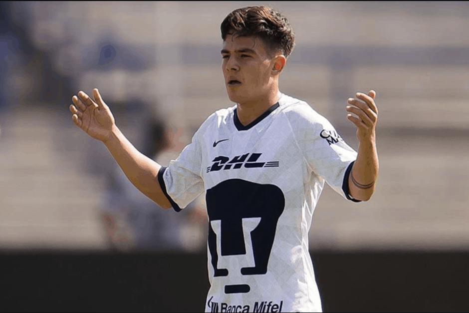 El futbolista mexicano Marco García fue separado de Pumas por acusación de acoso a una maestra. (Foto: El Dictamen)