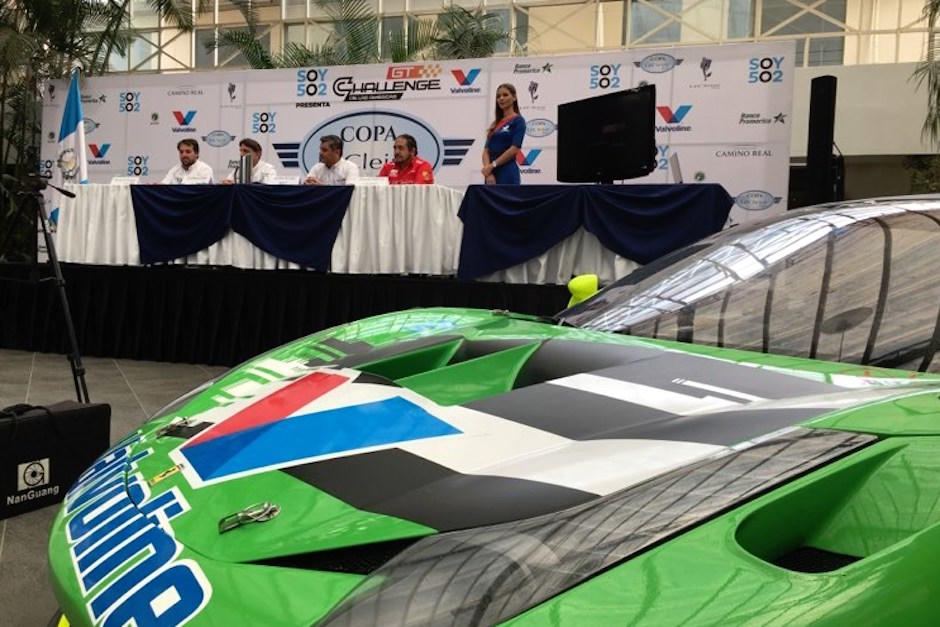 En Conferencia de prensa fue presentda la segunda fecha del GT Challenge de las Américas 2020 que se correrá en Guatemala. (Foto: Luis Barrios/Soy502)