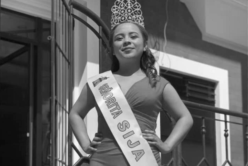 La exreina de belleza del municipio de San Carlos Sija de Quetzaltenango murió el 10 de marzo. (Foto: Facebook Red de Comunicadores de Quetzaltenango)&nbsp;