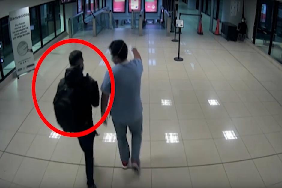 El vocero de presidencia, Carlos Sandoval, compartió el video (Foto: captura de pantalla)