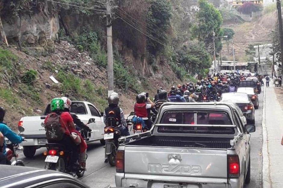 El tr&aacute;fico se intensific&oacute; este lunes aunque las restricciones por el covid-19 contin&uacute;an. (Foto: Facebook Neto Bran)&nbsp;