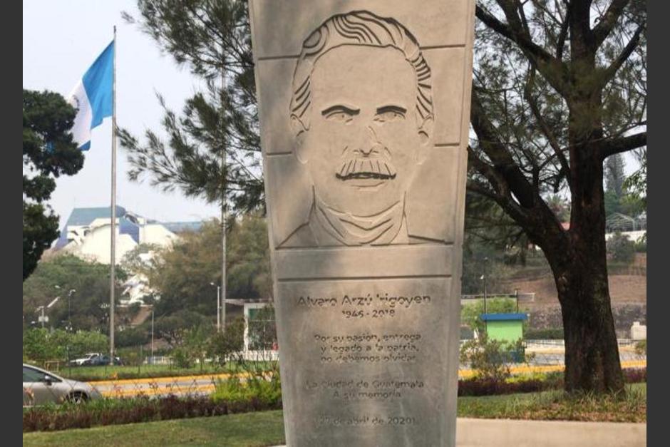 La obra fue colocada hace algunos d&iacute;as en la Plaza Italia. (Foto: Municipalidad de Guatemala)