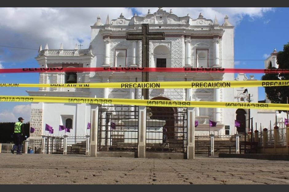 El 18 de abril el Gobierno estableció un cordón sanitario en Patzún, Chimaltenango, luego de que se presentara el primer caso comunitario. (Foto: Municipalidad de Patzún)