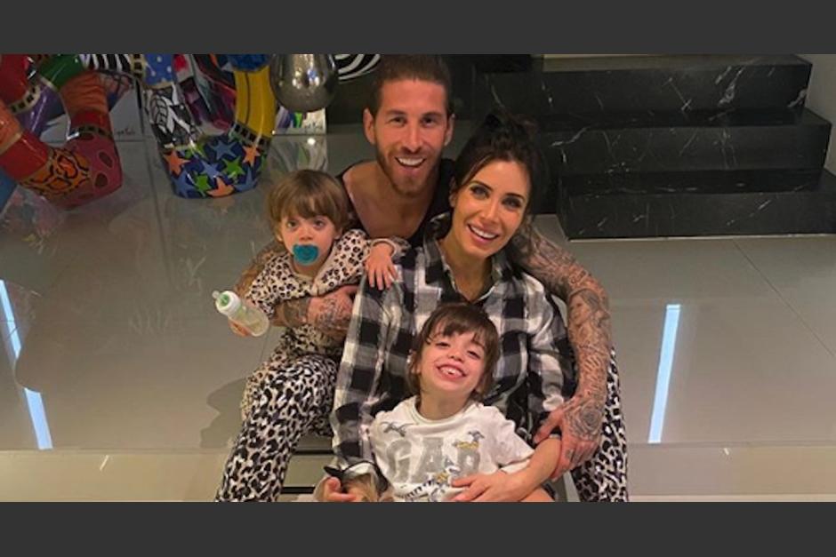 La policía motorizada de Madrid visitó la casa de Sergio Ramos, para felicitar a Sergio Jr. por su sexto cumpleaños. (Foto: Captura de video)