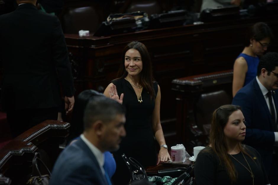 Morataya lidera una de las facciones de diputados de la bancada Bien e intenta ser jefa del bloque legislativo. (Foto: Archivo/Soy502)