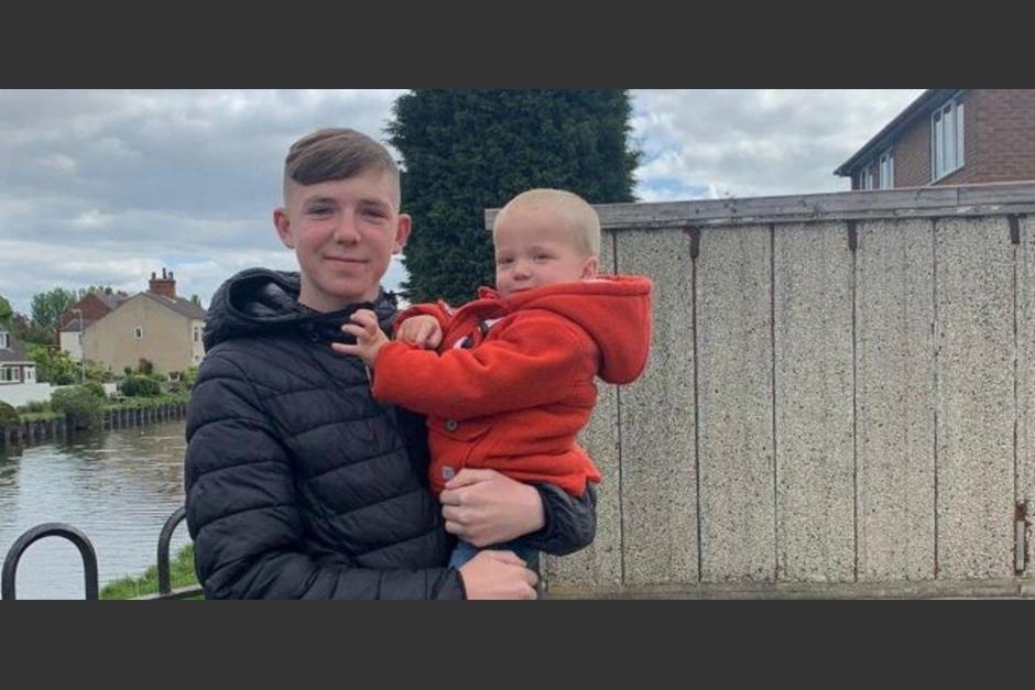 Ryley Ferguson y&nbsp;Reggie Hampton se han convertido en los protagonistas de esta historia. (Foto: Mirror)