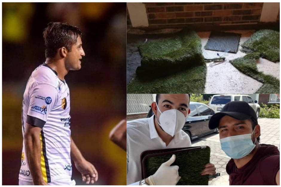 &nbsp;Ante la crisis del Covid-19, Ángelo buscó la forma de sobrellevar la coyuntura con un emprendimiento especial. (Fotomontaje Erivan Campos)