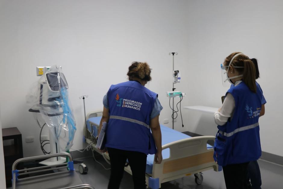 En el hospital temporal del Parque de la Industria se atiende a 240 pacientes de Covid-19. (Foto: PDH) 