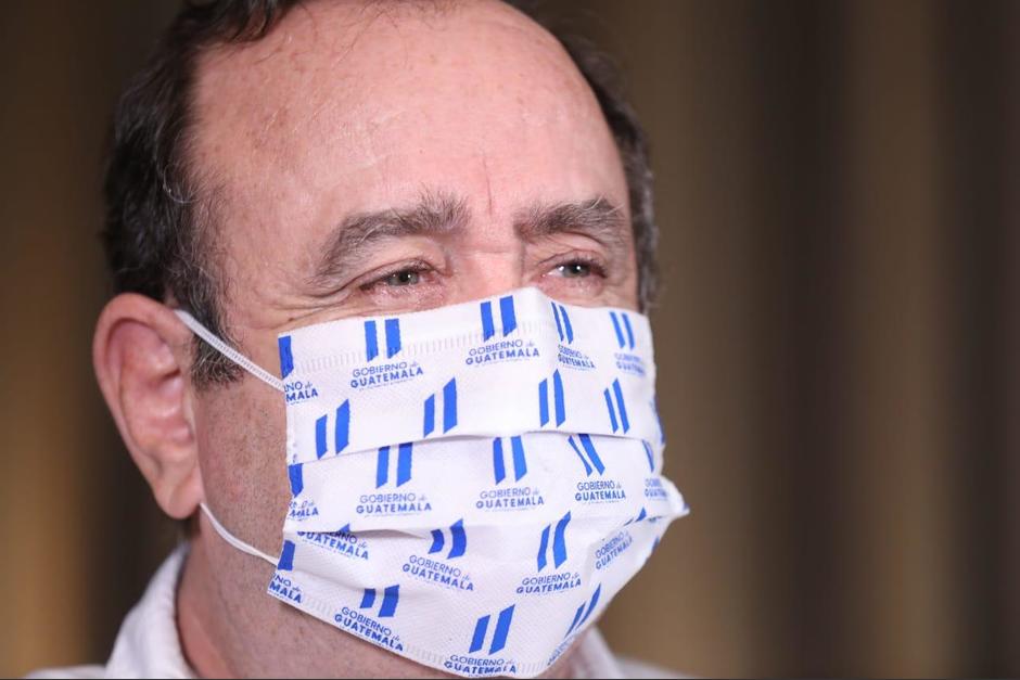 Giammattei dio a conocer las cifras durante su mensaje a la nación de esta noche. (Foto: Gobierno de Guatemala)