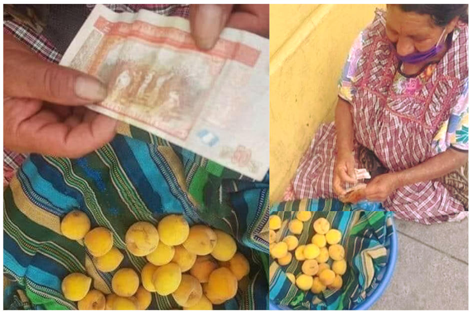 Una mujer sufri&oacute; una estafa en las calles de Quetzaltenango. Le pagaron con un billete falso y su historia se volvi&oacute; viral. (Fotomontaje: Erivan Campos)