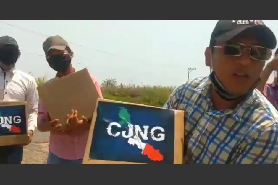 Algunas personas expusieron públicamente su agradecimiento por la ayuda brindada durante esta crisis. (Captura Video)