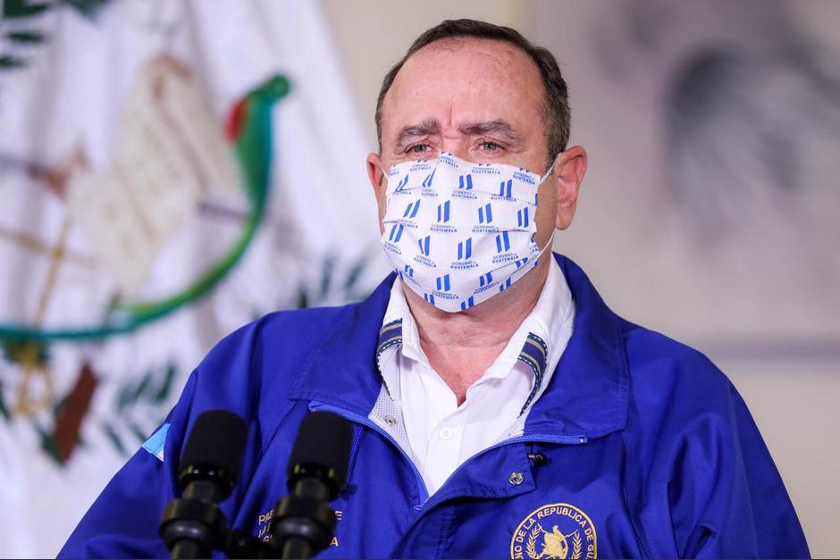 El presidente de Guatemala, Alejandro Giammattei, explicó por qué se realizaría el cierre. (Foto: SCSPR)&nbsp;