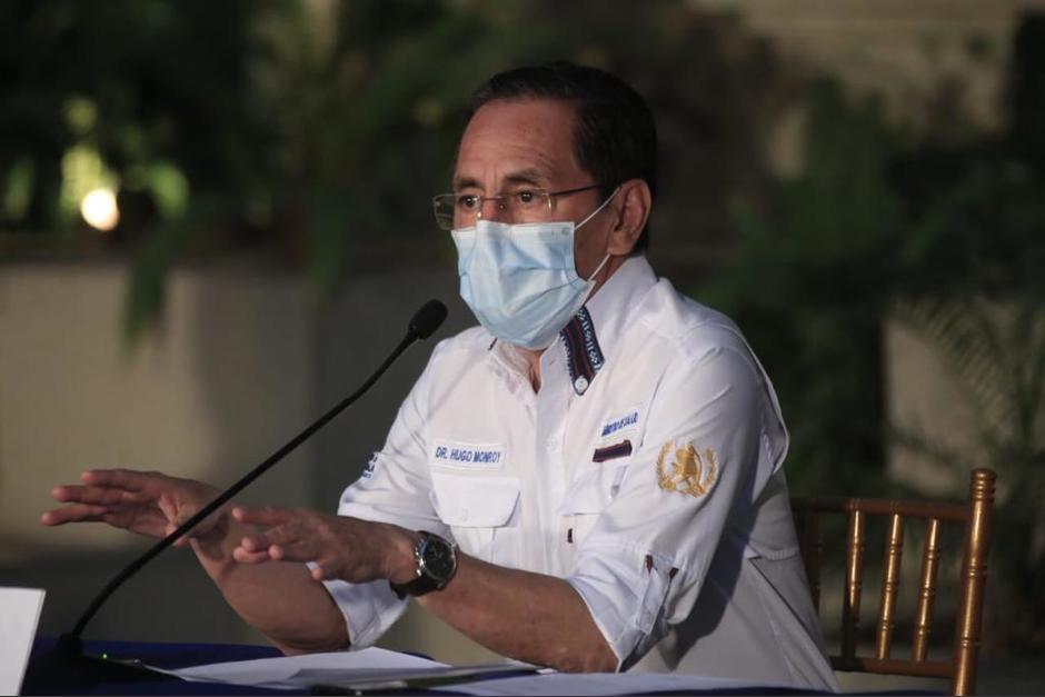 El ministro de Salud, Hugo Monroy, ofreció una nueva conferencia de prensa. (Foto: Secretaría de Comunicación de la Presidencia)