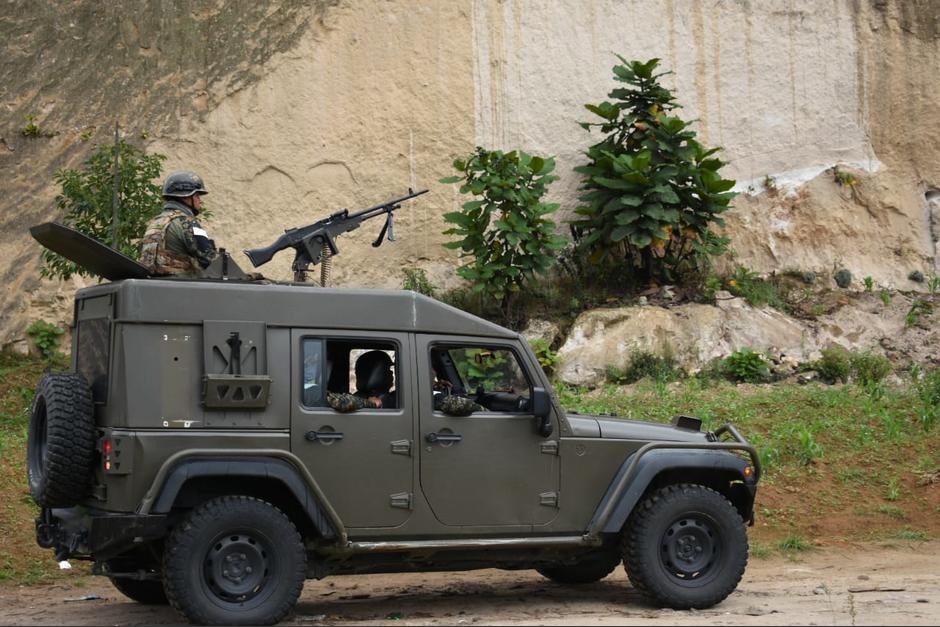 La Polic&iacute;a Nacional Civil (PNC) y el Ej&eacute;rcito se movilizaron a los lugares declarados con Estado de Sitio. (Foto: Ej&eacute;rcito)&nbsp;