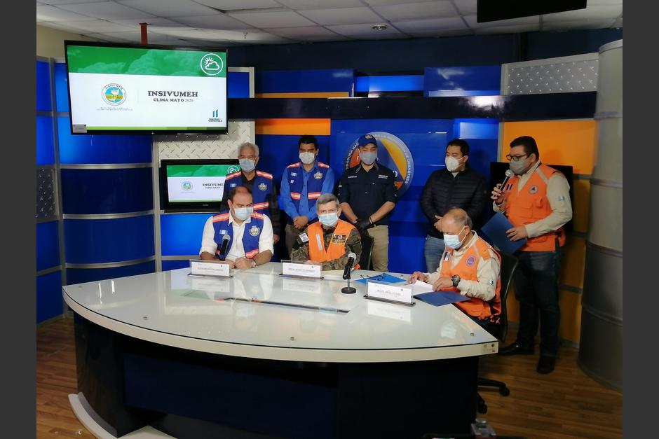 La tormenta Amanda se form&oacute; el domingo en horas de la madrugada. (Foto: Conred)&nbsp;