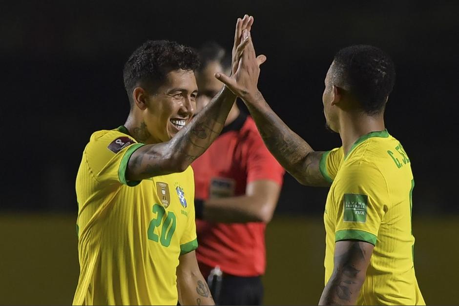 Firmino, autor del &uacute;nico gol del partido, salv&oacute; a Brasil de empatar ante una aguerrida selecci&oacute;n de Venezuela. (Foto: AFP)