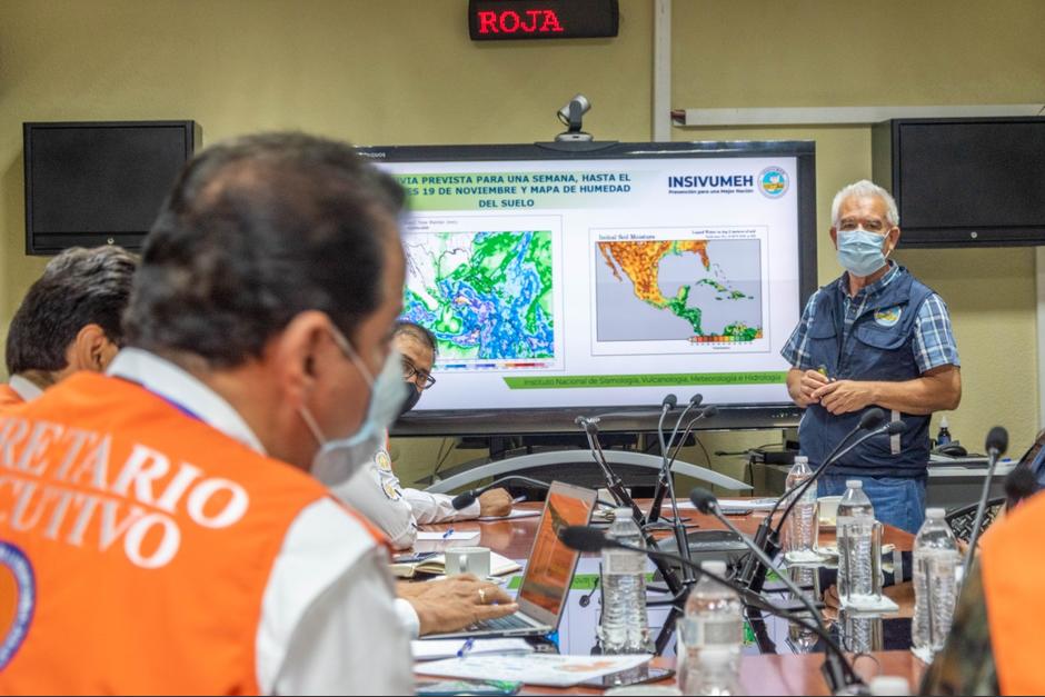 El pron&oacute;stico prev&eacute; que a partir del domingo se registren fuertes lluvias. (Foto: Conred)&nbsp;