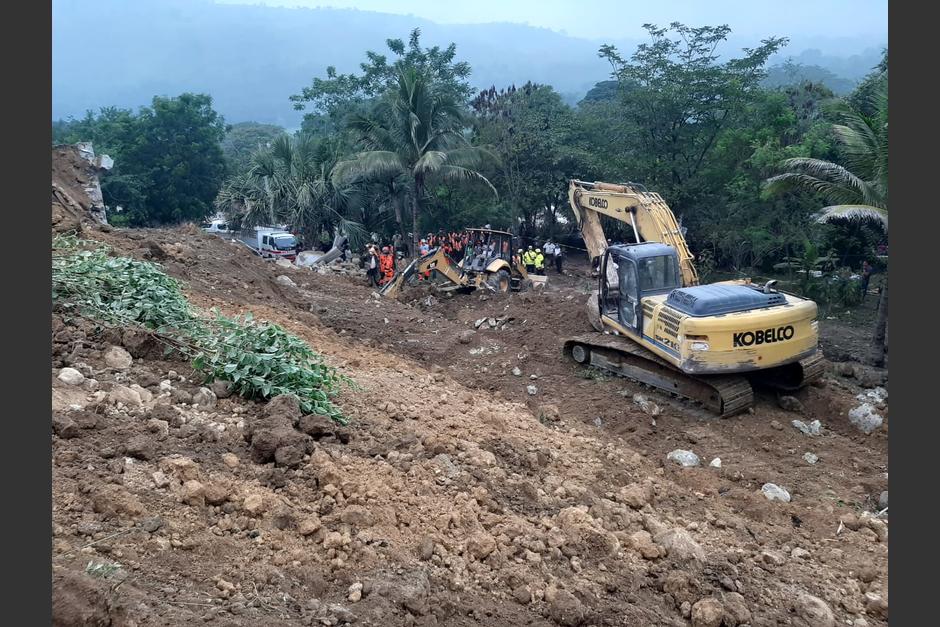 Contin&uacute;an las labores de rescate en Camot&aacute;n, Chiquimula. (Foto: Conred)&nbsp;