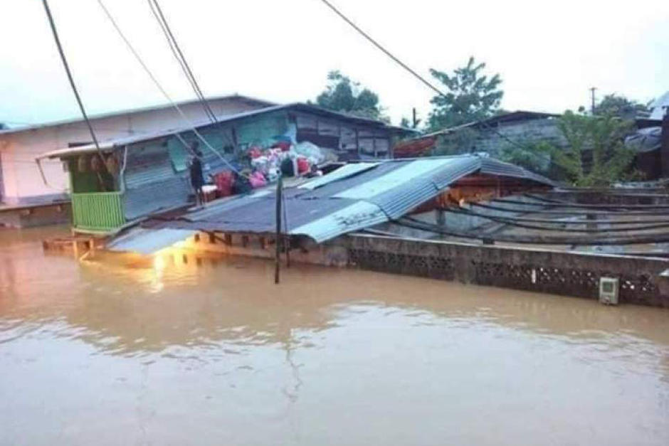 El huracán Iota causó serios daños durante su paso por Cartagena, en Colombia. (Foto: Diez Hn)