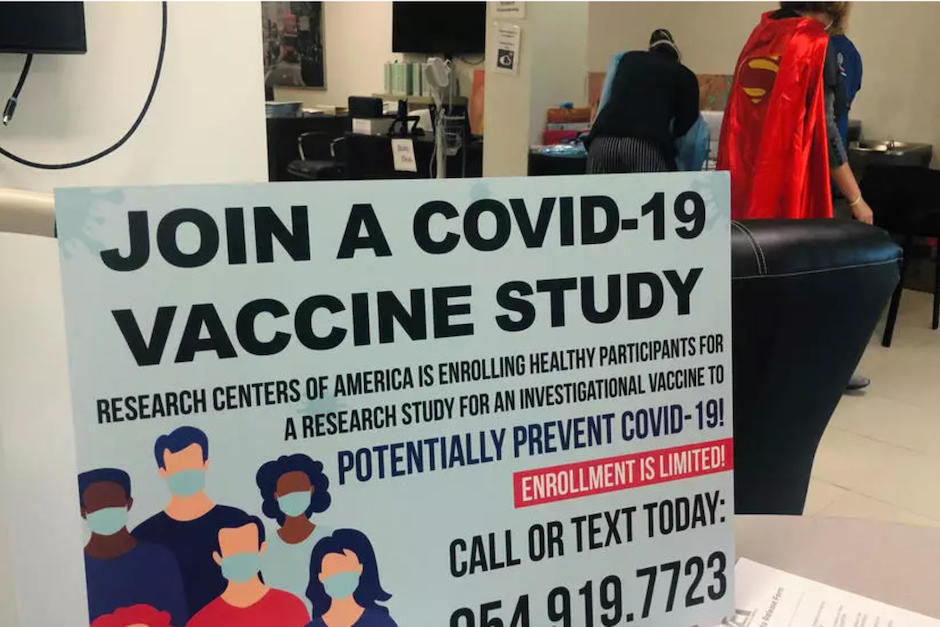 Los Research Centers of America donde realizan estudios acerca del Covid-19. (Foto: AFP)&nbsp;