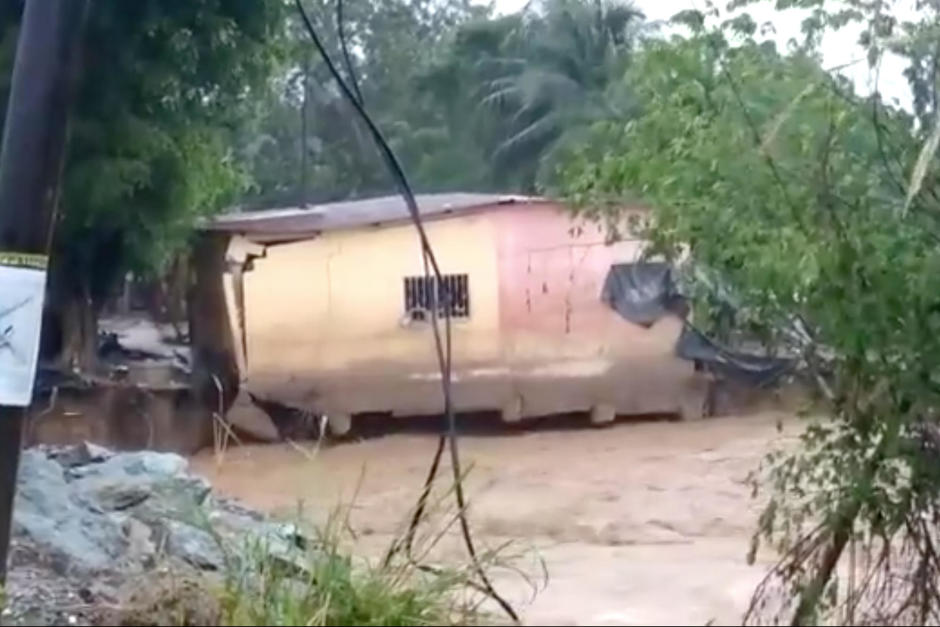 Las lluvias en Guatemala por Iota afectan varios departamentos al Noreste del pa&iacute;s. (Foto: captura video)&nbsp;