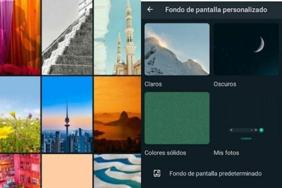 Así puedes personalizar el fondo de pantalla de WhatsApp. (Foto: Oficial)