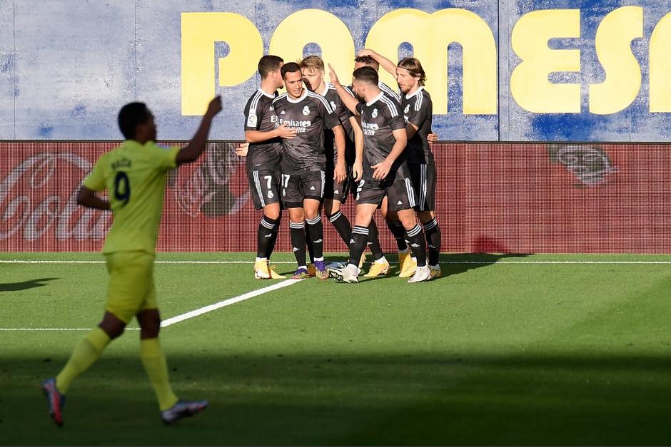 El Real Madrid abri&oacute; el marcador por intermedio de Mariano con una jugada en la que hubo confusi&oacute;n y se ped&iacute;a fuera de lugar. (Foto: AFP)