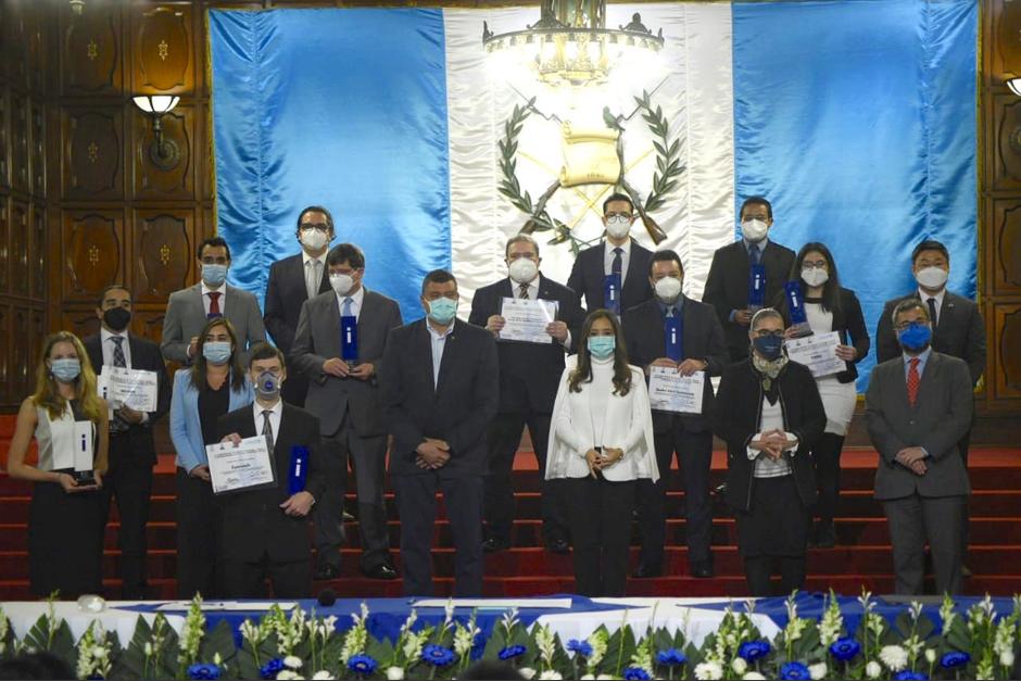 La ceremonia se celebr&oacute; en el Palacio Nacional de la Cultura con la presencia del vicepresidente Guillermo Castillo. (Foto: Wilder L&oacute;pez/Soy502)