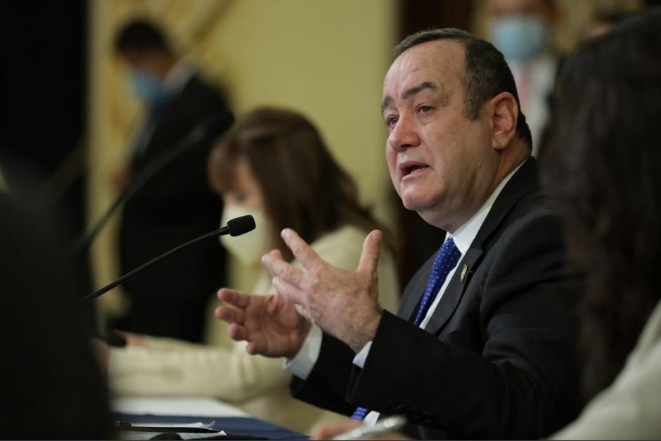 El presidente Alejandro Giammattei inaugur&oacute; las reuniones con sociedad civil para analizar cambios al Presupuesto 2021. (Foto: AGN)