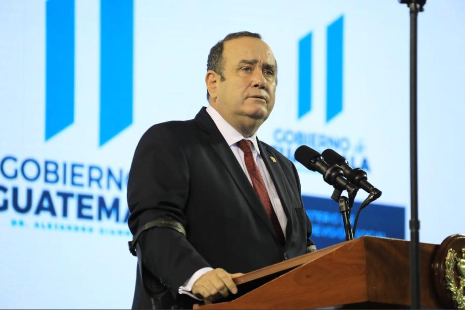 El presidente Alejandro Giammattei particip&oacute; en la presentaci&oacute;n del plan Estrat&eacute;gico de Trabajo para Operativos de Inspecci&oacute;n del Mintrab. (Foto: Presidencia)