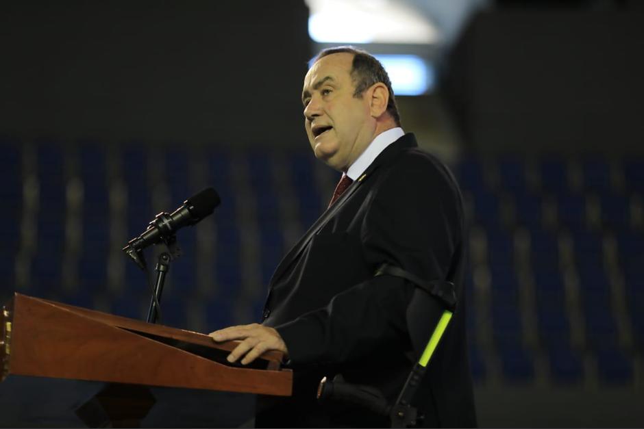 El presidente Alejandro Giammattei particip&oacute; en la presentaci&oacute;n del Plan Estrat&eacute;gico de Trabajo para Operativos de Inspecci&oacute;n del Ministerio de Trabajo. (Foto: Presidencia)