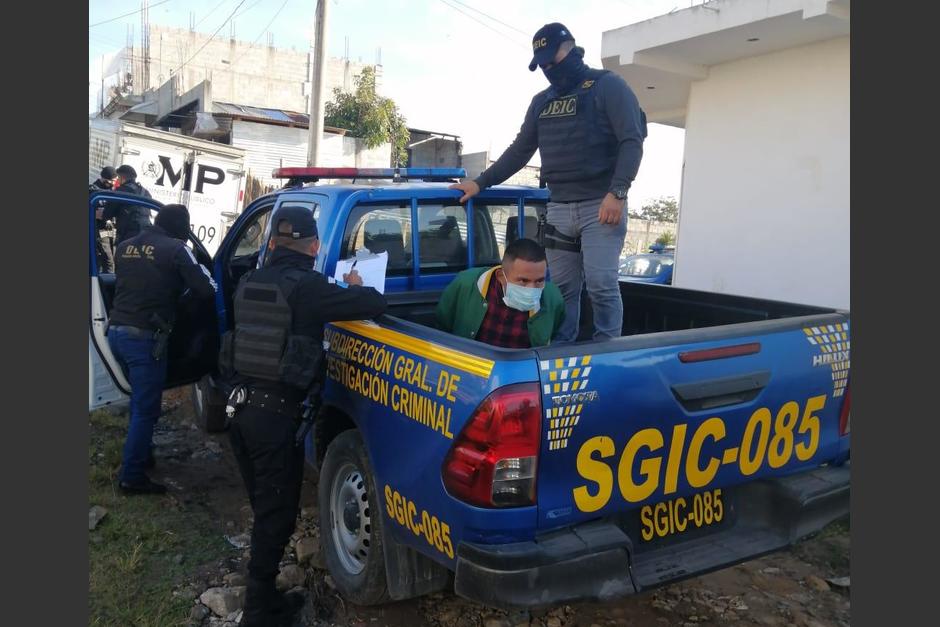 El hombre detenido es señalado de agredir físicamente a una adolescente de 15 años. (Foto: PNC)