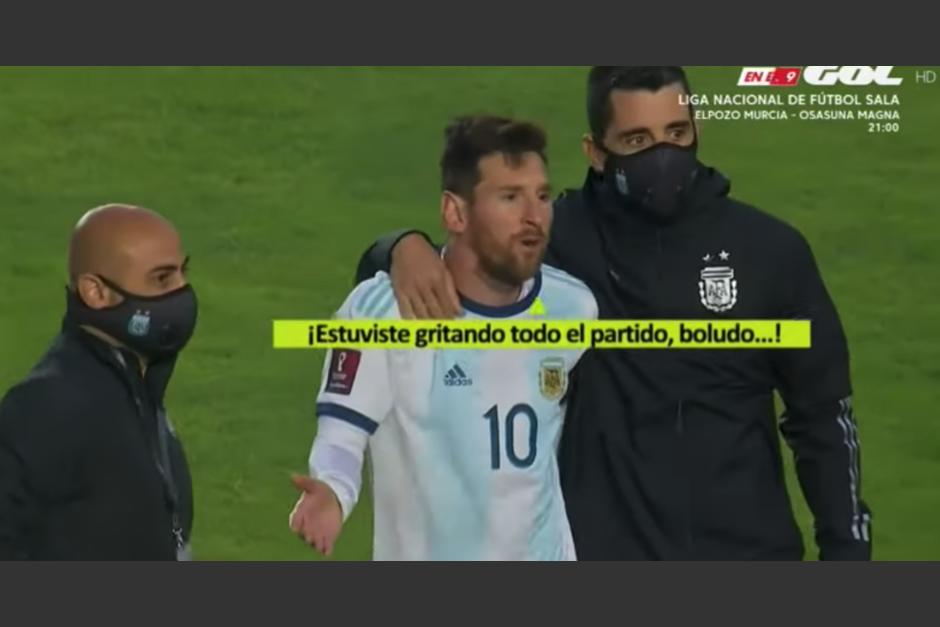 La bronca tuvo lugar al t&eacute;rmino del partido entre Bolivia y Argentina. (Foto: captura video)&nbsp;