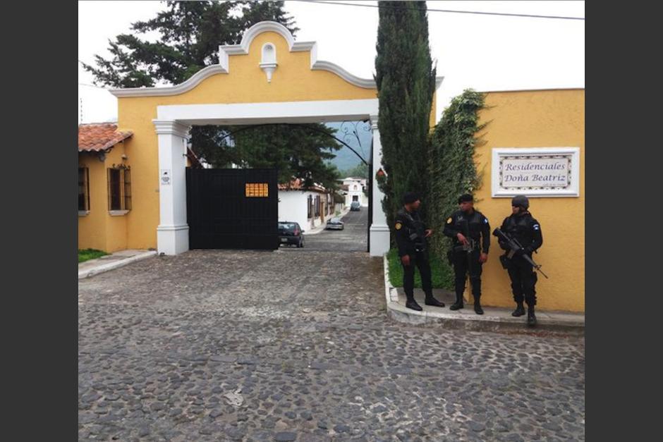 La casa allanada se encuentra en el condominio Doña Beatriz en Antigua Guatemala. (Foto: archivo/Soy502)&nbsp;