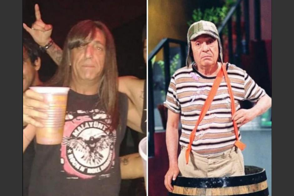 Claudio González ha conseguido ofertas de trabajo debido a su parecido con Roberto Gómez Bolaños. (Foto: Clarín)