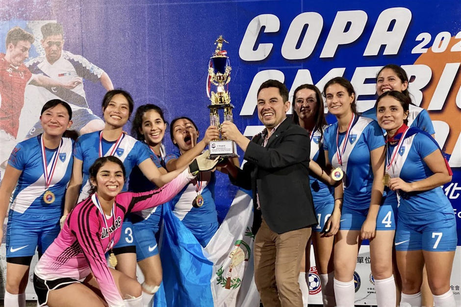 Un equipo femenino formado por guatemaltecas gan&oacute; la Copa Am&eacute;rica Taiw&aacute;n. (Foto: Focus Taiw&aacute;n)