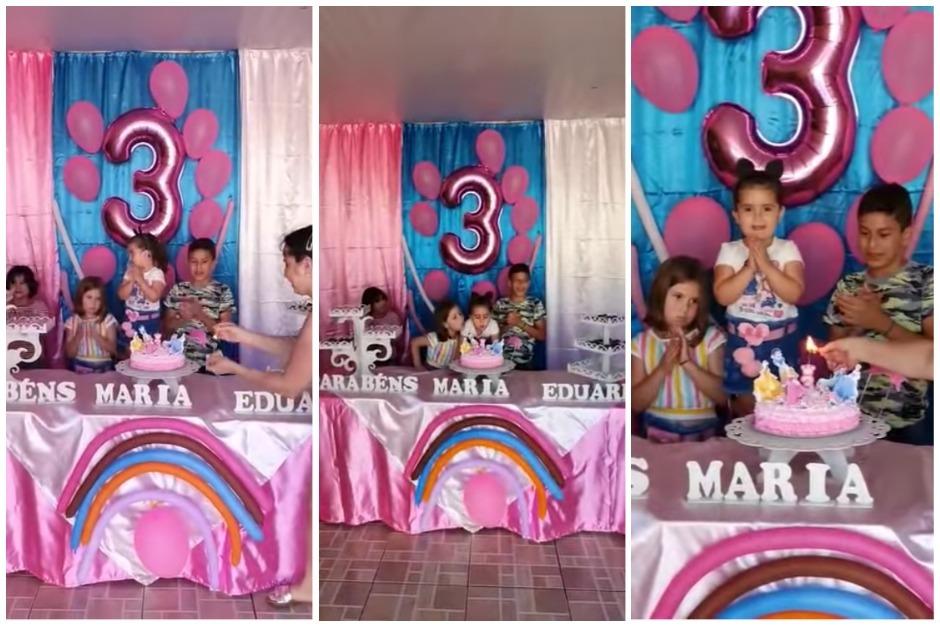 Las pequeñas han protagonizado el video más popular de las últimas horas en las redes sociales. (Captura Video)