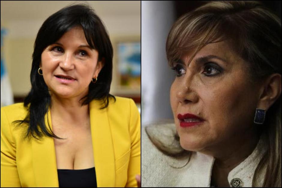 Dina Ochoa presentó denuncia contra su par Gloria Porras. (Fotos: archivo/Soy502)&nbsp;